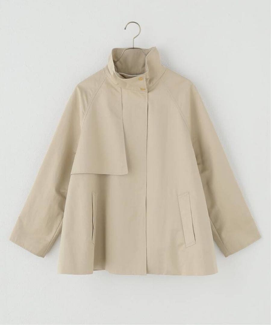 spick and span スタンドカラーショートコート　ベージュ36 今期