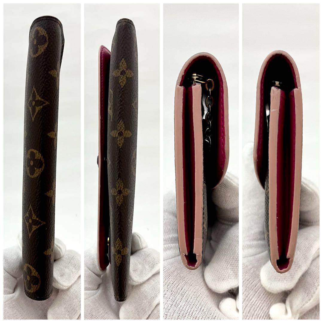 ✨極上美品✨ルイヴィトン♦️モノグラム ポルトフォイユエミリー フラワーチャーム
