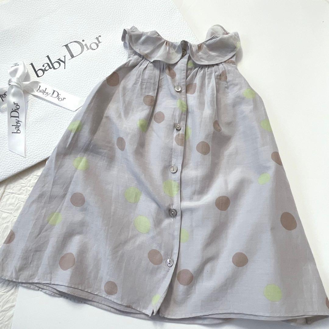 【美品】baby Dior ベビーディオール　ワンピース　80サイズ