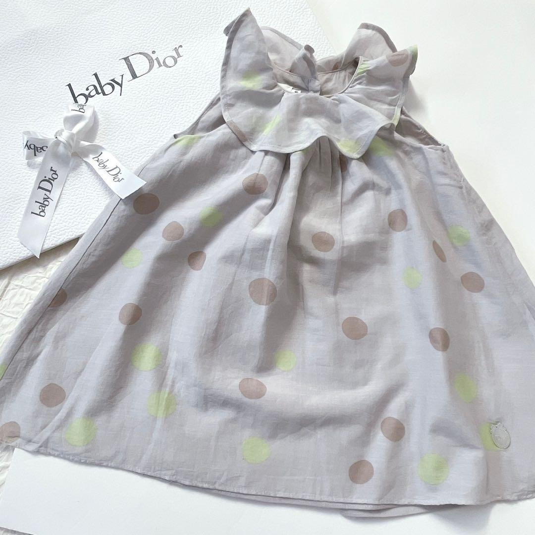 【美品】baby Dior ベビーディオール　ワンピース　80サイズ