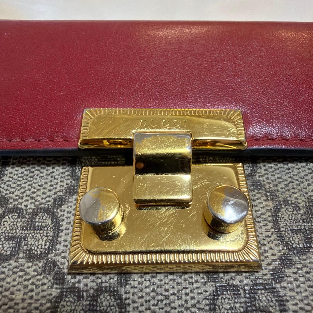 本日限定Gucci 財布　ピンク　レッド