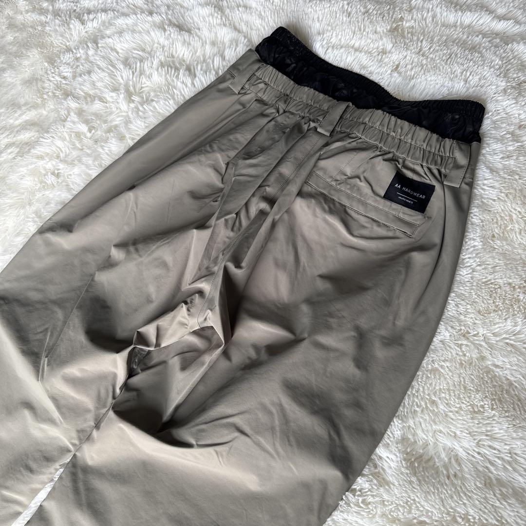 AA HARDWEAR 717 PANTS カーキ リラックスフィット XL
