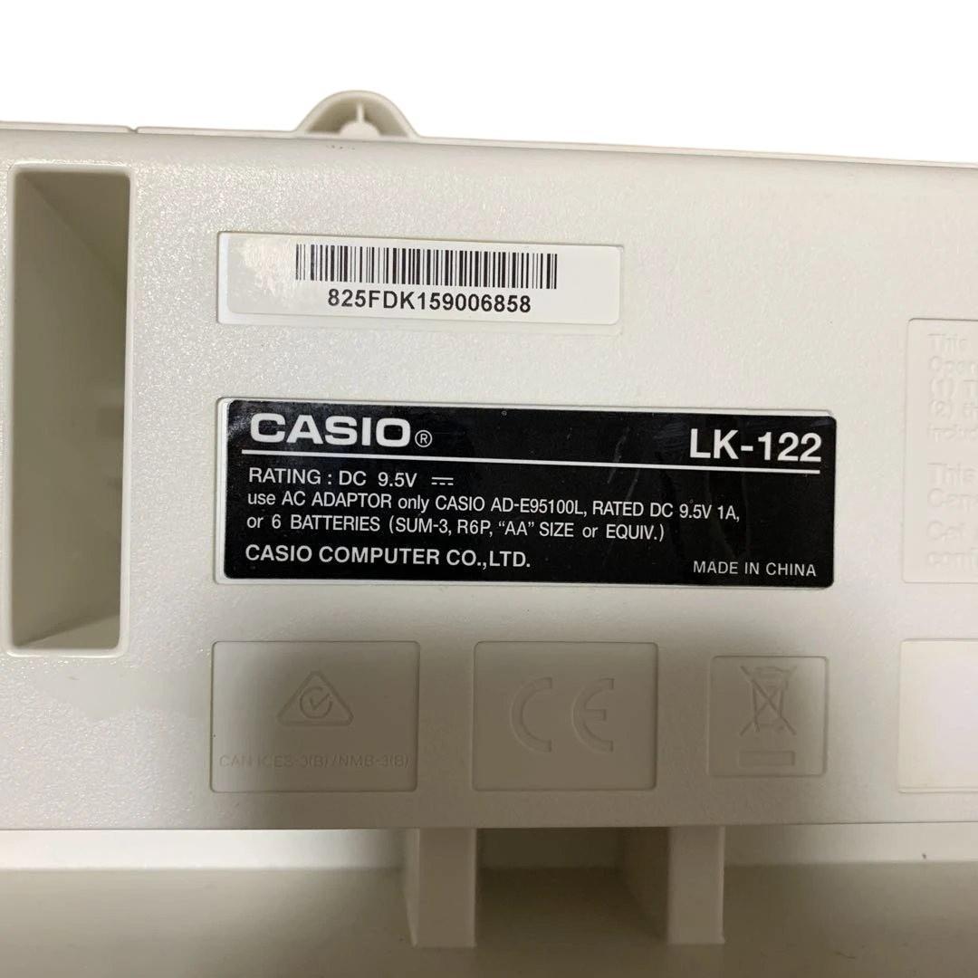 CASIO 光ナビゲーションキーボード LK-122 電子ピアノ