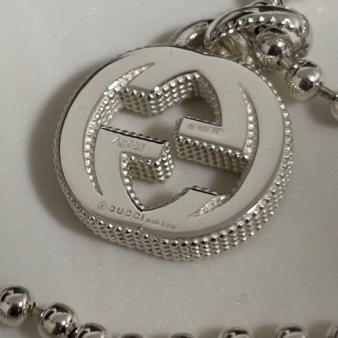 GUCCI　新品同様品　インターロッキングGネックレス　極美品　中島健人　925