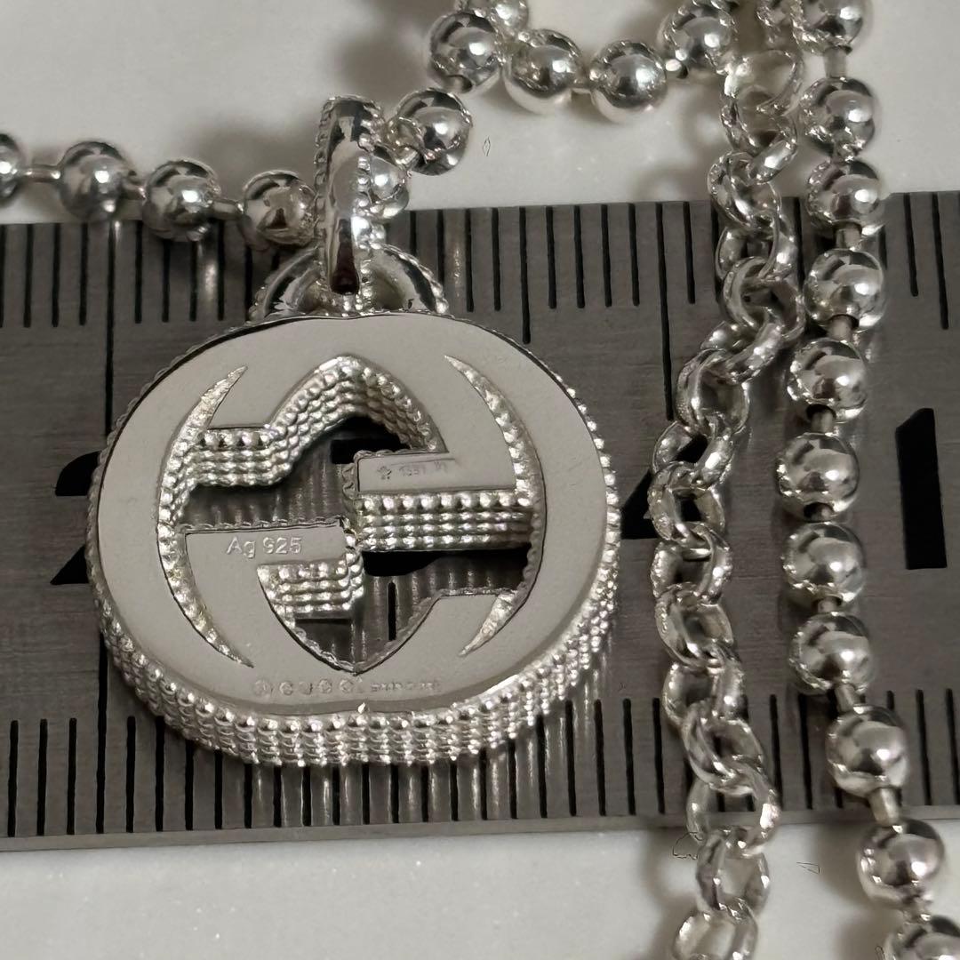 GUCCI　新品同様品　インターロッキングGネックレス　極美品　中島健人　925