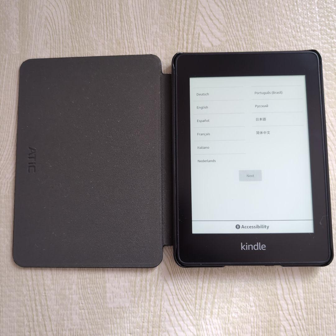 Kindle Paperwhite 第10世代 8GB ケース、箱付