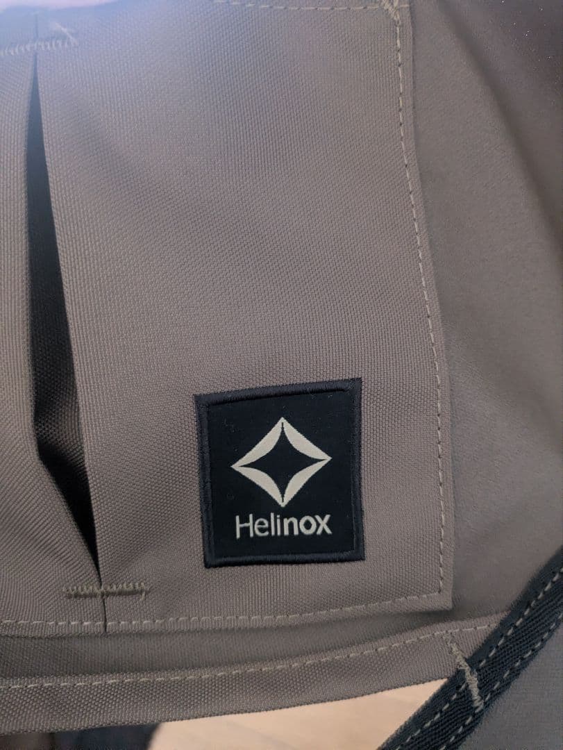 Helinox アウトドアチェア ブラウン 収納バッグ付き