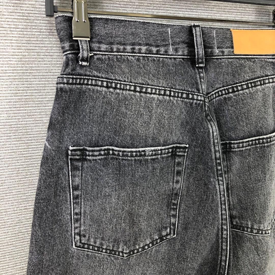 Curensology <&RC>ワイドルーズデニムパンツ 34 ブラック