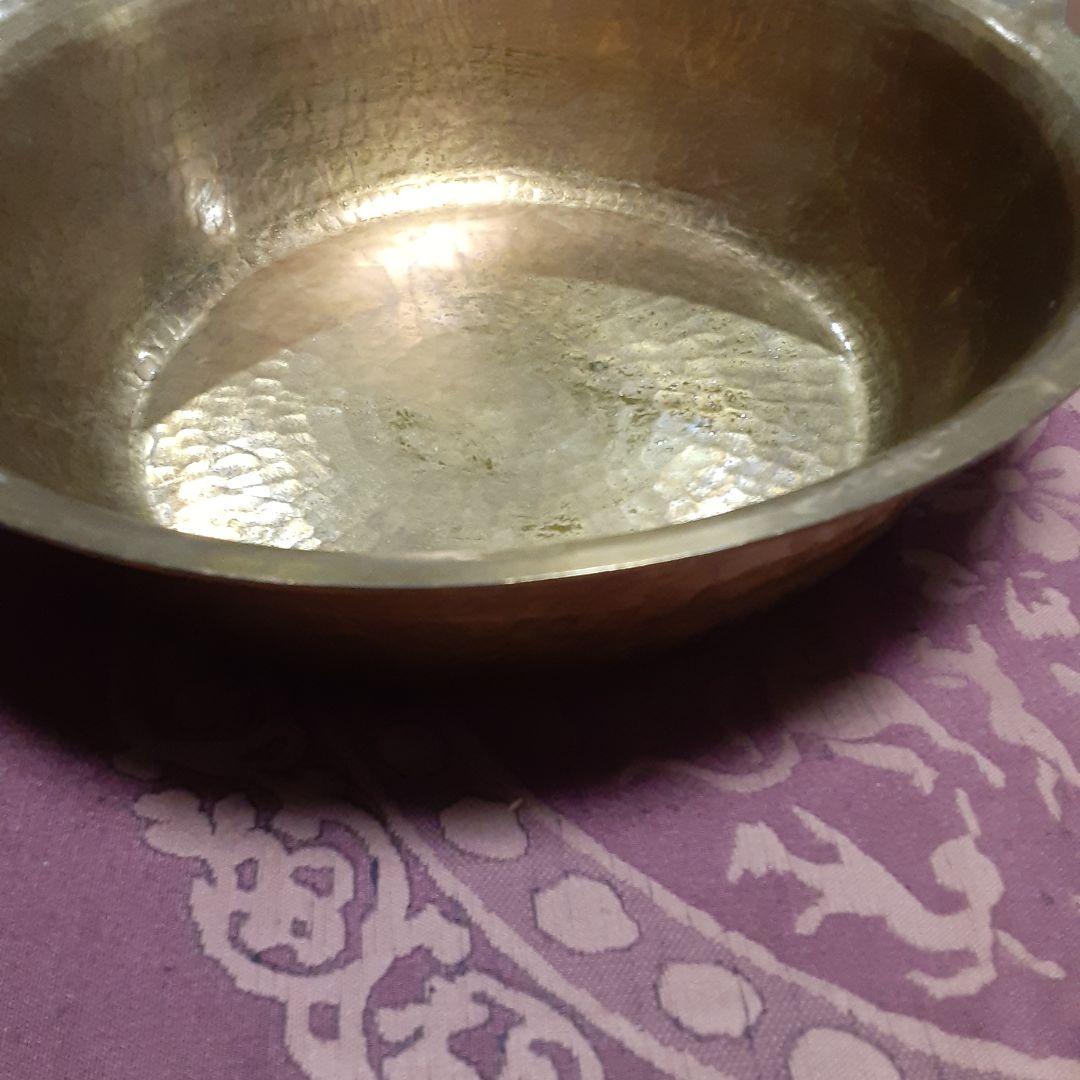 真鍮製　手打ち鍋