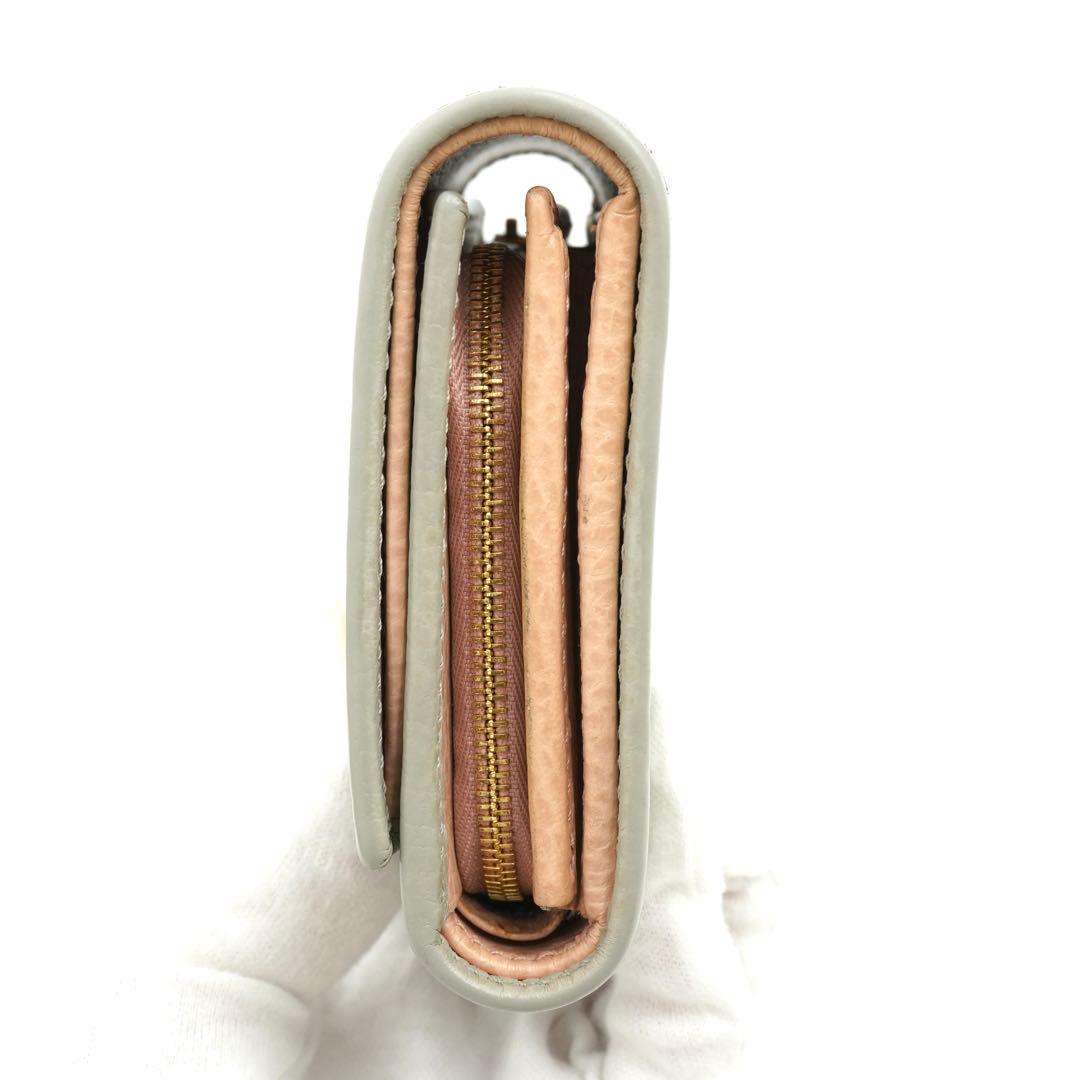 ✨新品未使用・箱付き✨　GUCCI ミニ財布　マーモント　バイカラー　GGロゴ