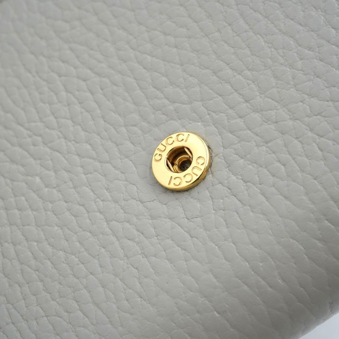 ✨新品未使用・箱付き✨　GUCCI ミニ財布　マーモント　バイカラー　GGロゴ