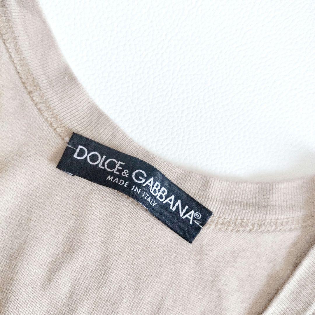 archive d&g dolce&gabbana タンクトップ ベージュ