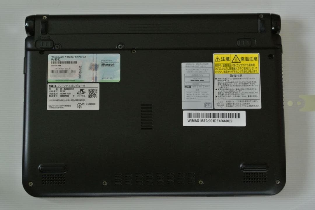 Windowsノート本体 NEC LaVie BL350/C PC-BL350CW6R