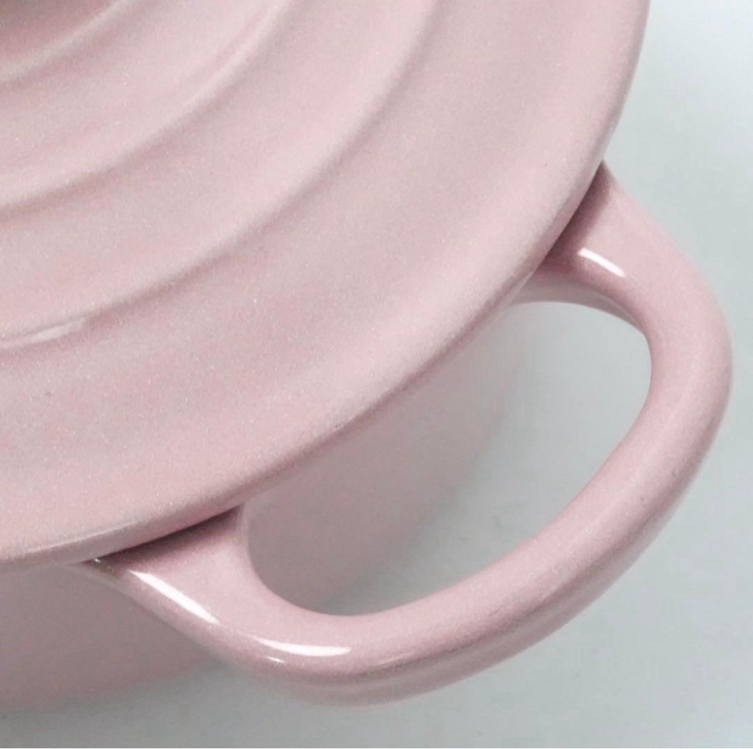 【美品】LE CREUSET　ココット ロンド シフォンピンク　14cm