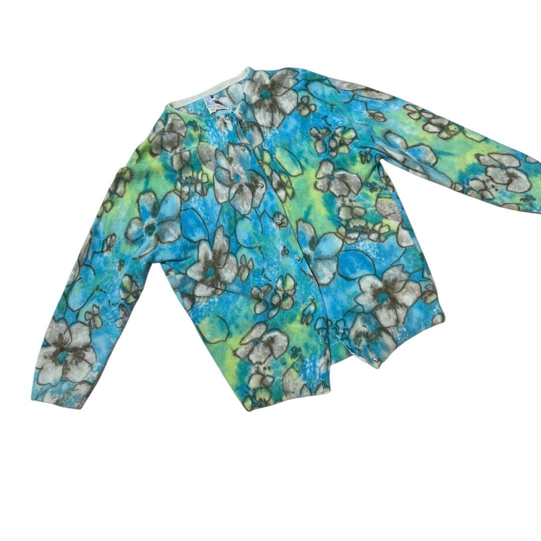 pelican 50s \"Darlene\" hand 花柄　カーディガン
