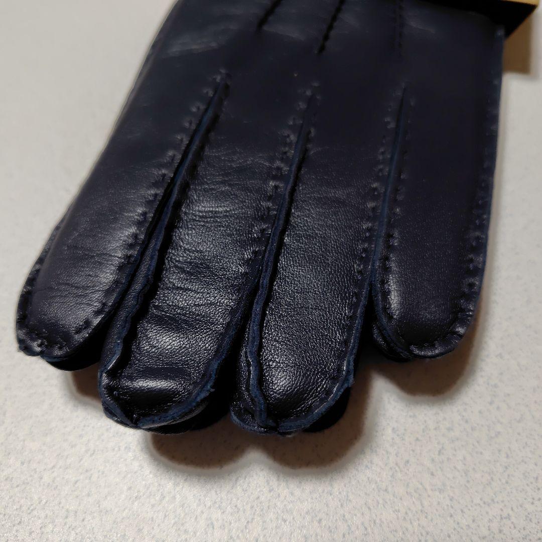 ECCO エコー　レザー　ステッチ　グローブ Stitched Gloves
