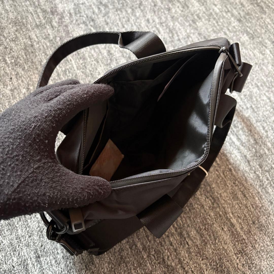 （送料込未使用タグ付）MUJILABO無印良品　再生ナイロンミニボストンバッグ