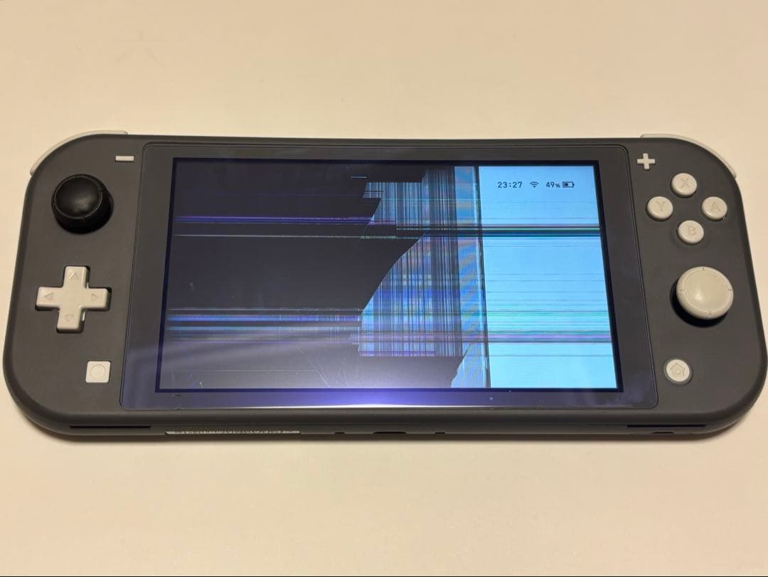 Nintendo Switch Lite グレー 画面傷あり ジャンク