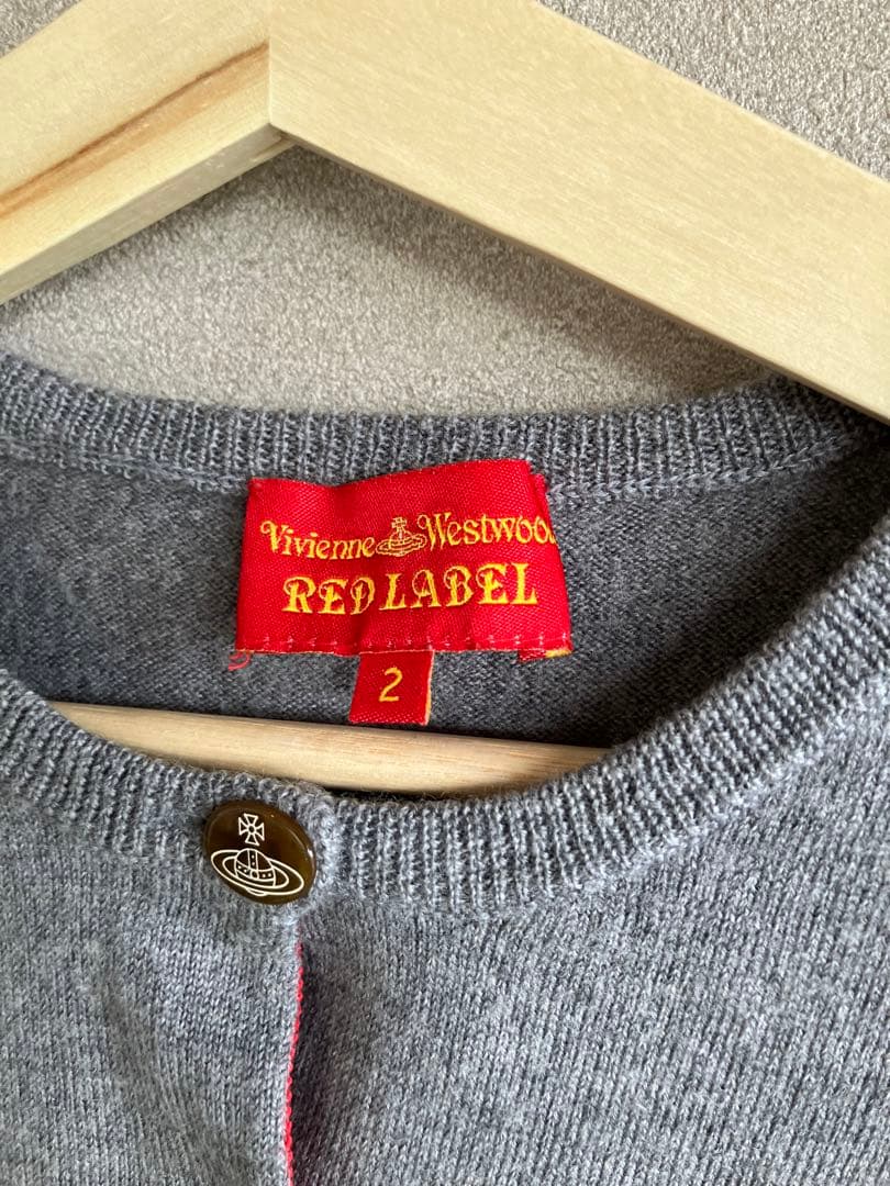 ★Vivienne Westwood RED LABEL ★グレーカーディガン★