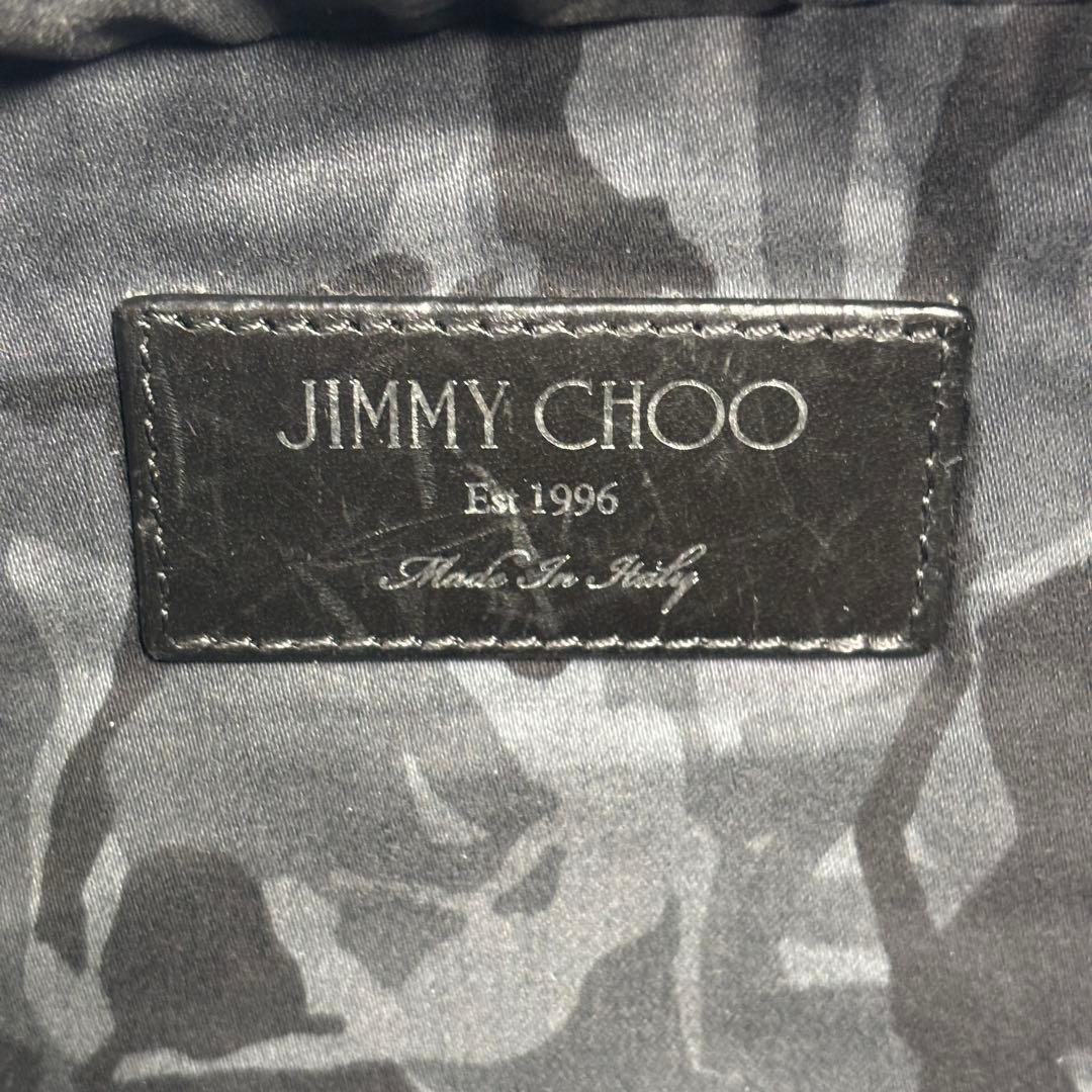 JIMMY CHOO ボディバッグ デリー スタースタッズ レザー ブラック