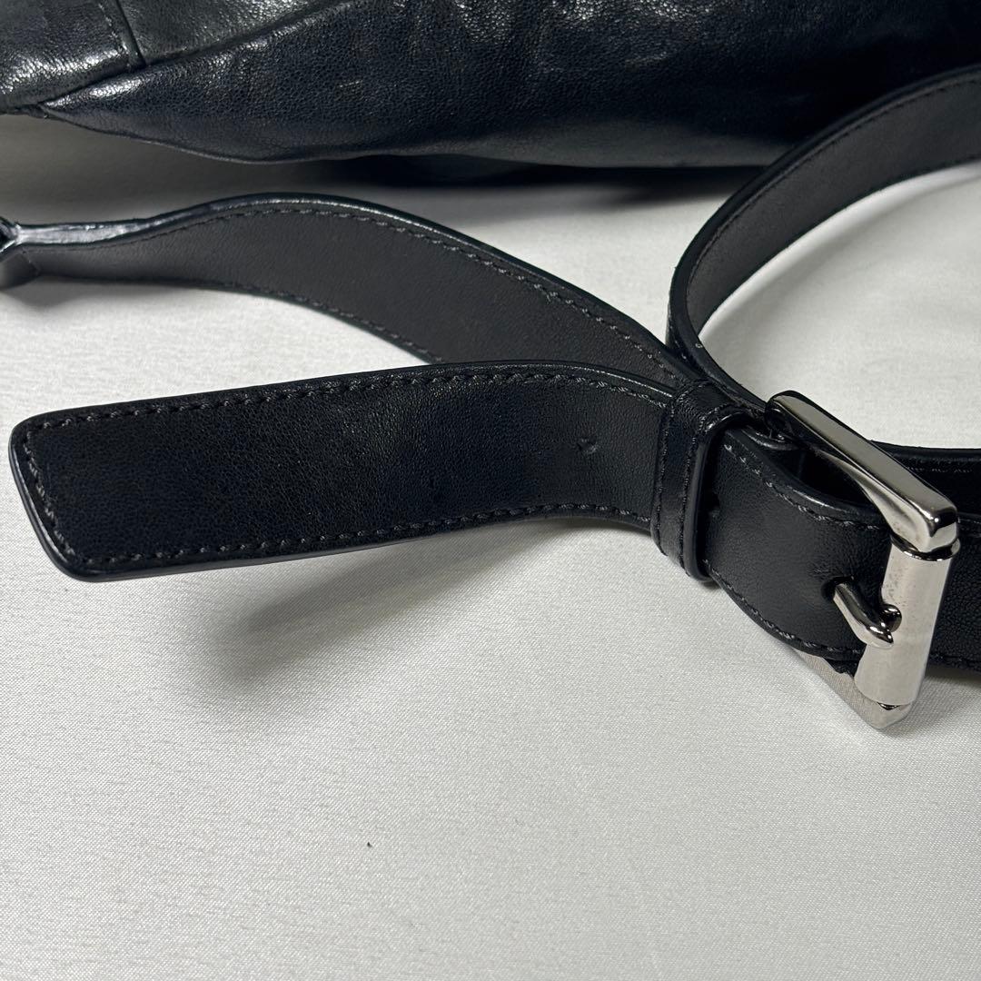 JIMMY CHOO ボディバッグ デリー スタースタッズ レザー ブラック