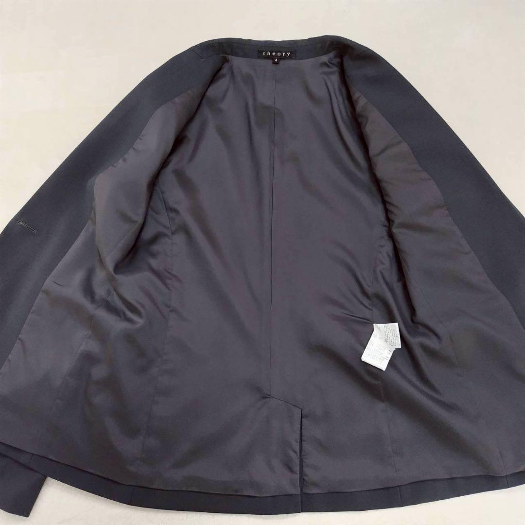 極美品 theory セオリー ジャケット レディース フォーマル 4号 大き