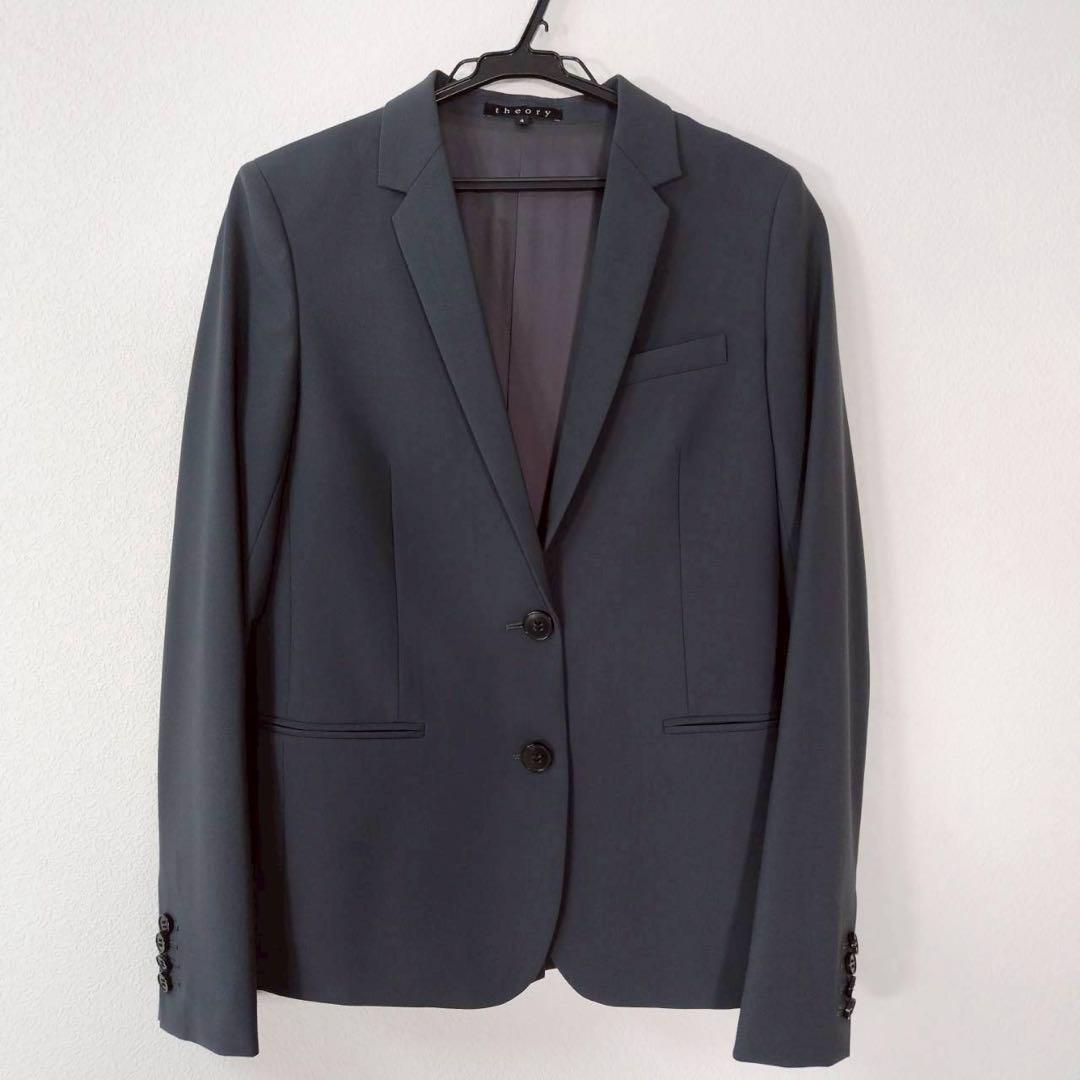 極美品 theory セオリー ジャケット レディース フォーマル 4号 大き