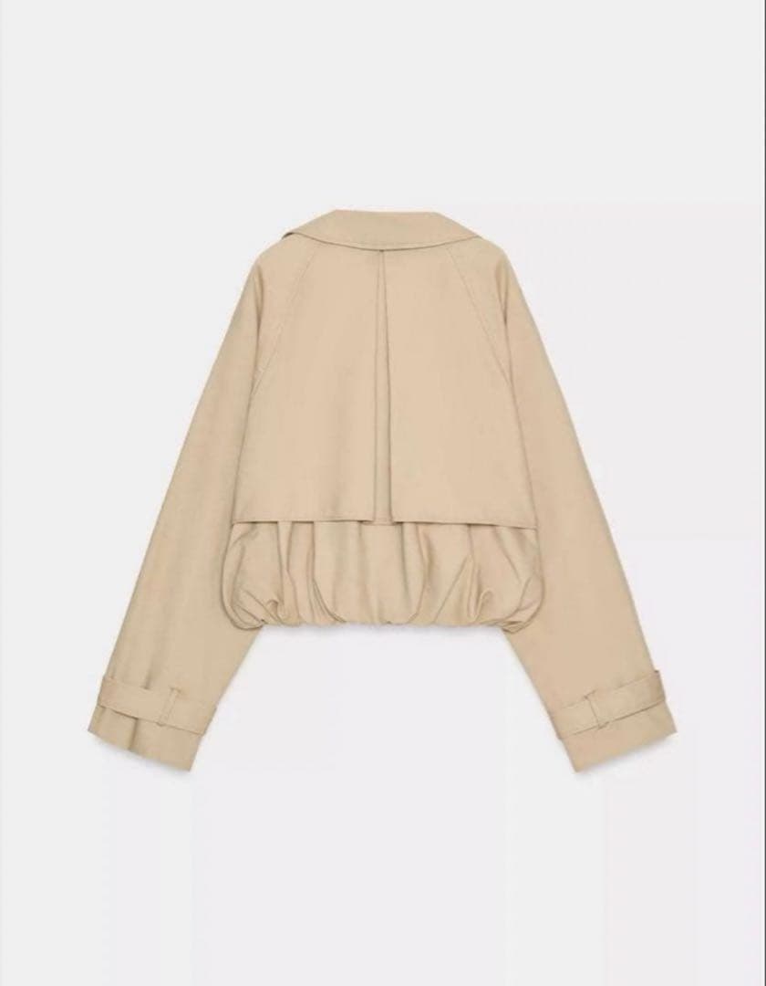 ★★★ さま、専用、ZARA ショートバルーン トレンチコートショートコート L