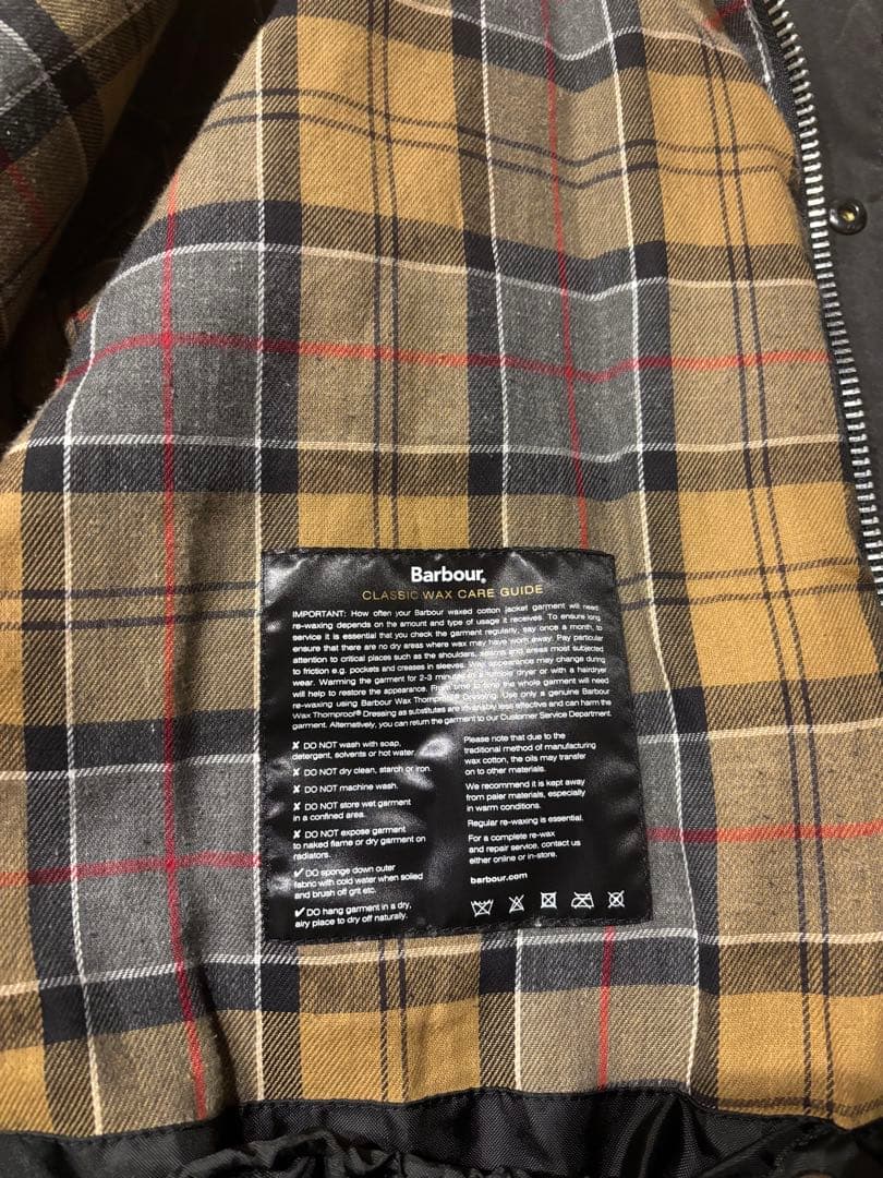 Barbour　TRANSPORT WAX グレー　36 サイズ