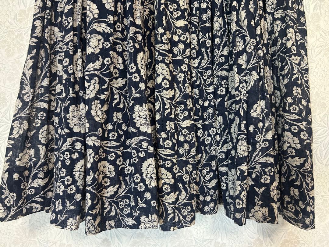 Soi-e 花柄コットンロングスカート　ソワ　北欧暮らしの道具店