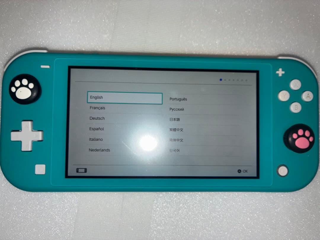 ☆中古品☆ Switch Lite ターコイズ 本体+アダプター+箱