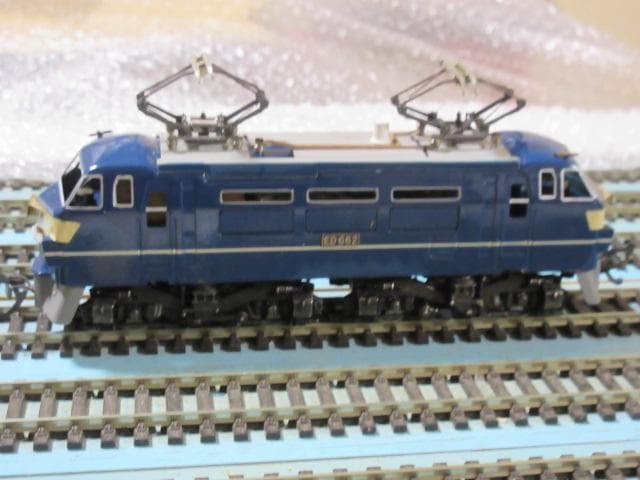 ミニ ブルートレイン列車セット（HOゲージ） （金属製/カツミ・エンドウ製品）