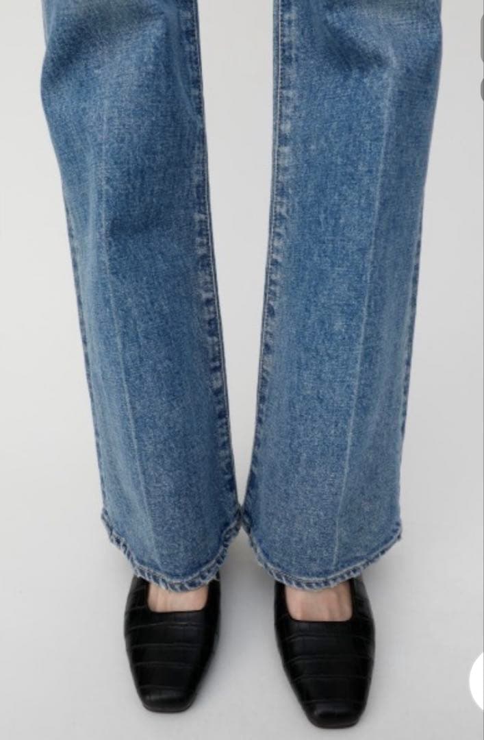 【新品タグ付】MOUSSY MVS FLARE ブルー　23inch