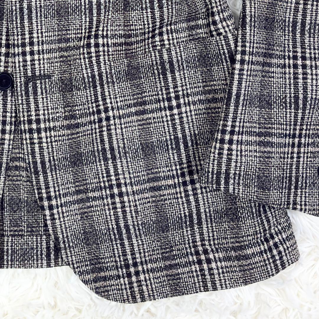 美品　ユナイテッドアローズトウキョウ　シルク混　タータンチェック　アンコン　Ｌ