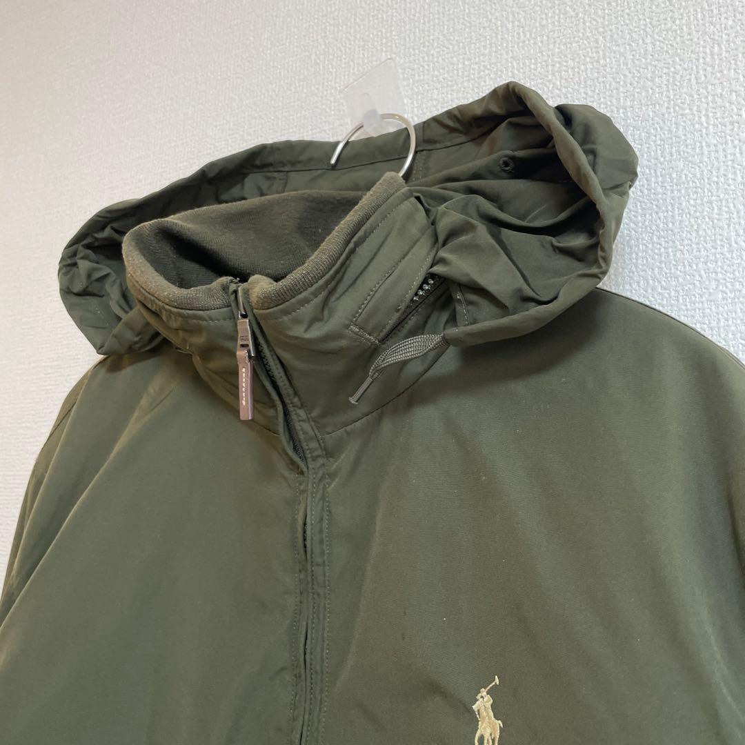 ポロラルフローレン フリース ブルゾン S カーキ オリーブ 緑 ジャケット M