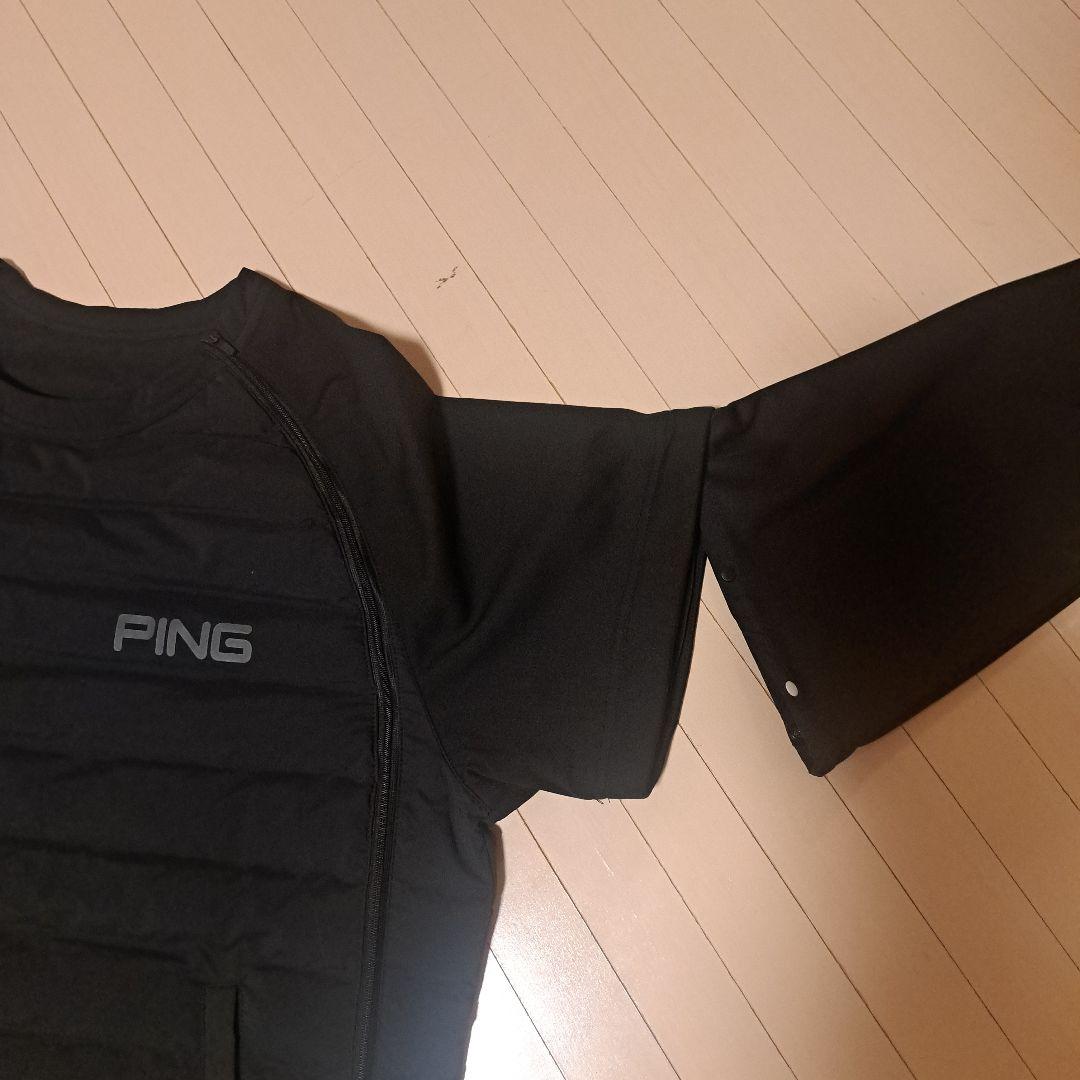 PINGゴルフアウター2WAYハイブリッド中綿ブルゾン