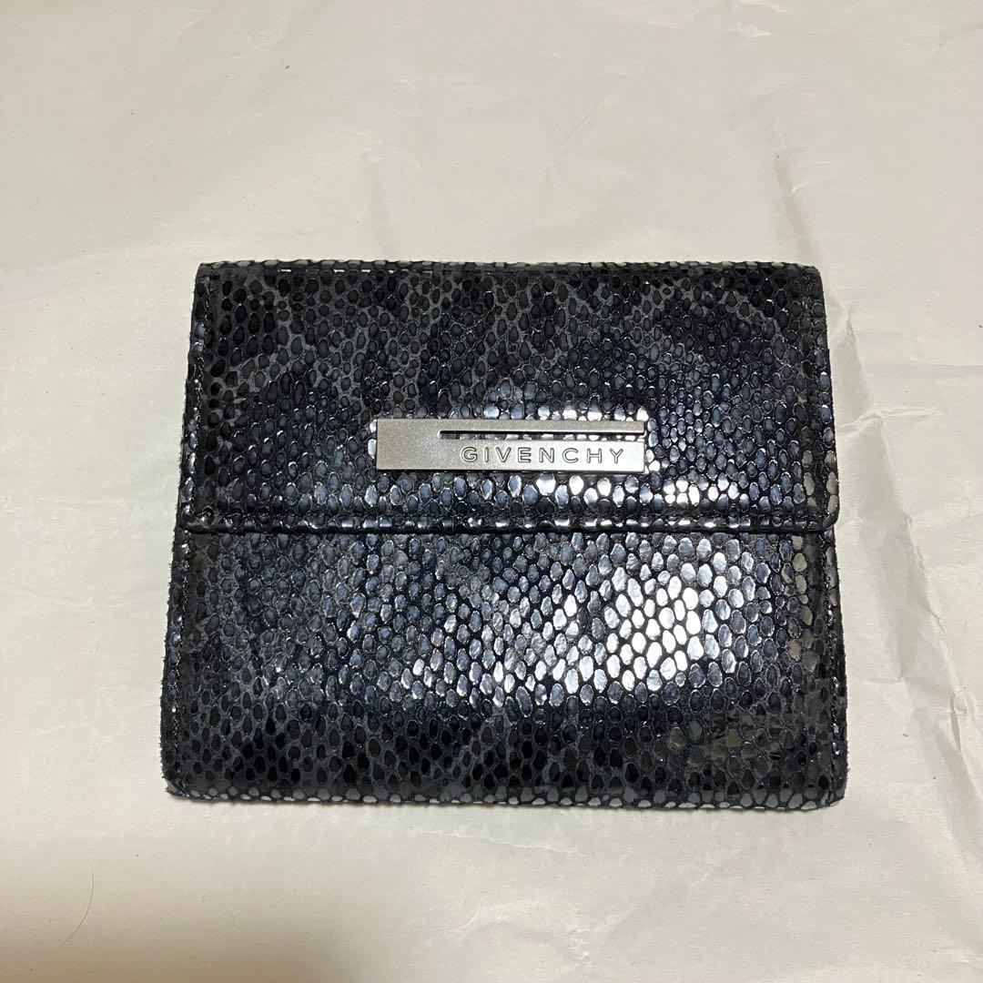 【GIVENCHY / ジバンシー】 パイソン レザー / 二つ折り財布