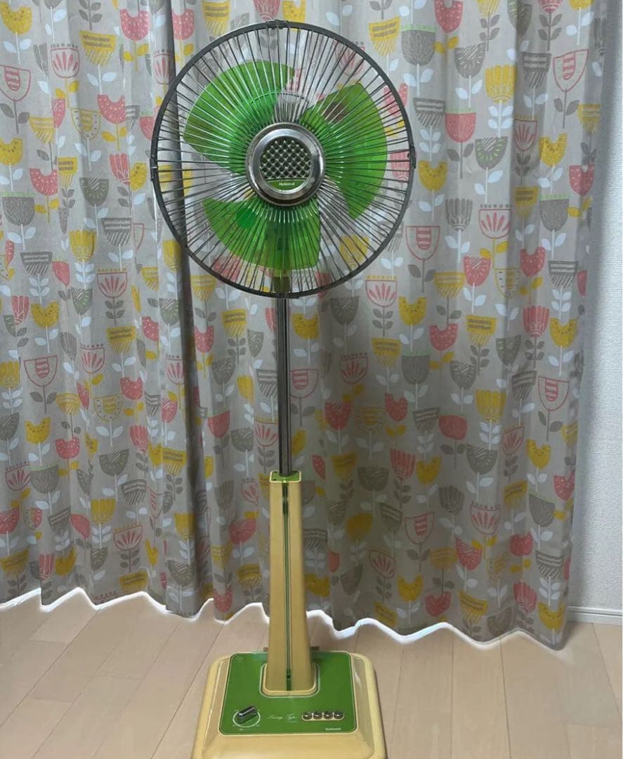 ナショナル リビング用扇 F-30S1M 30㎝ 扇風機 動作確認済 昭和レトロ