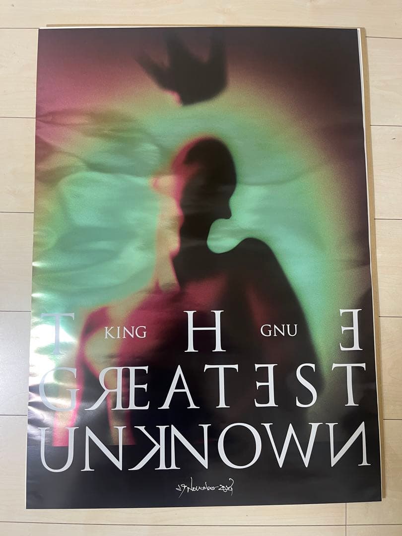 KING GNU THE GREATEST UNKNOWN ポスター 限定