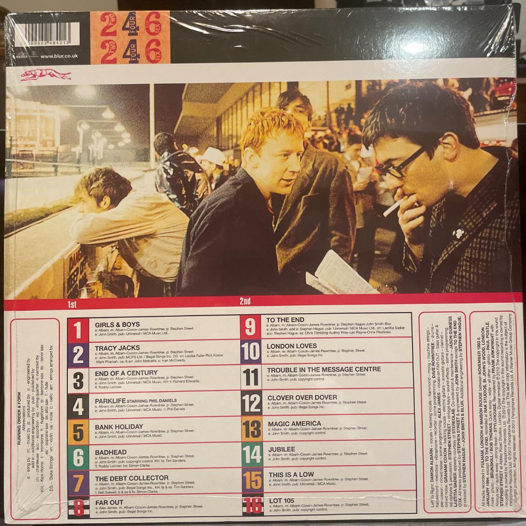 【LP2枚組】Blur / Parklife (2012年UKリマスター盤)