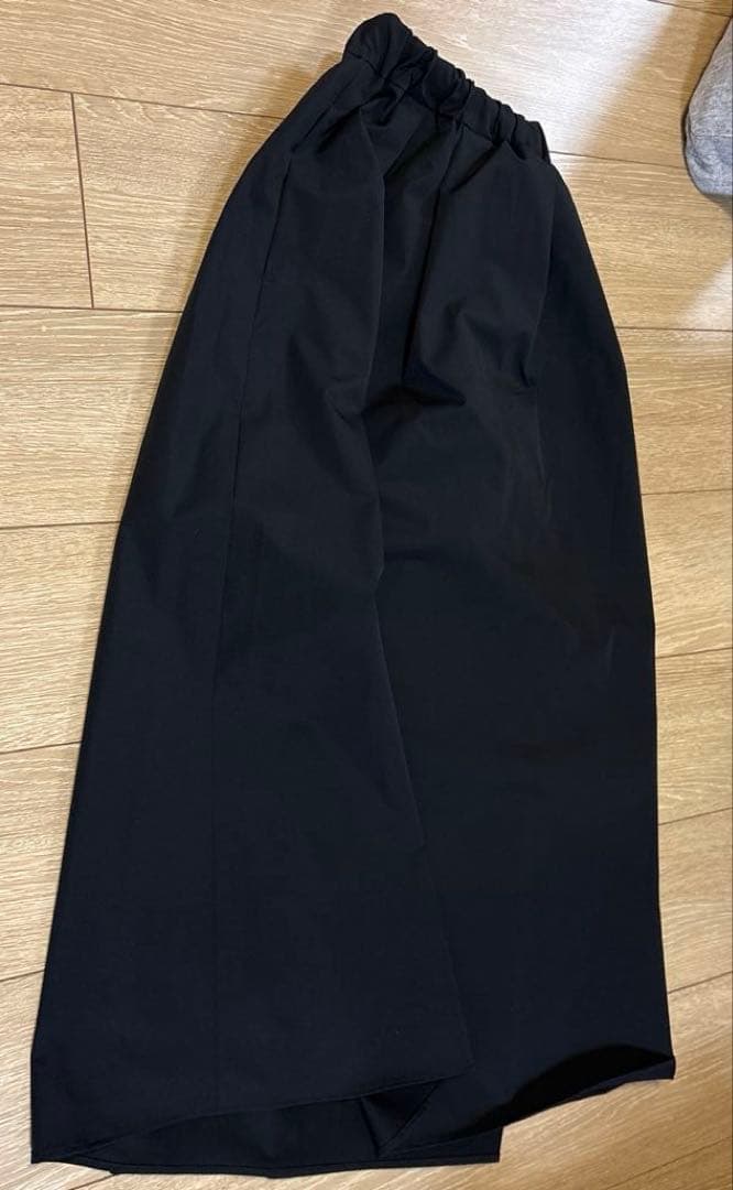 裾あげしてます　our シワになりにくいロングスカート