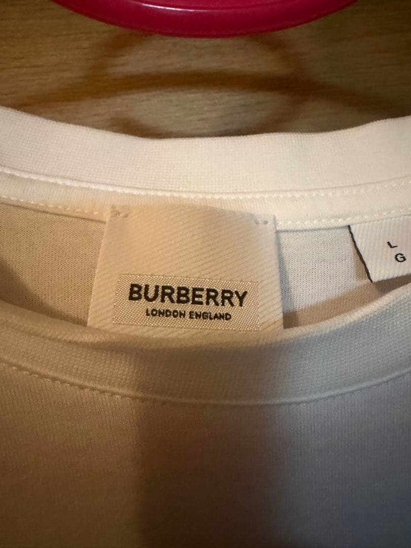 BURBERRY LETCHFORD TAV PRINT ロゴプリント Tシャツ