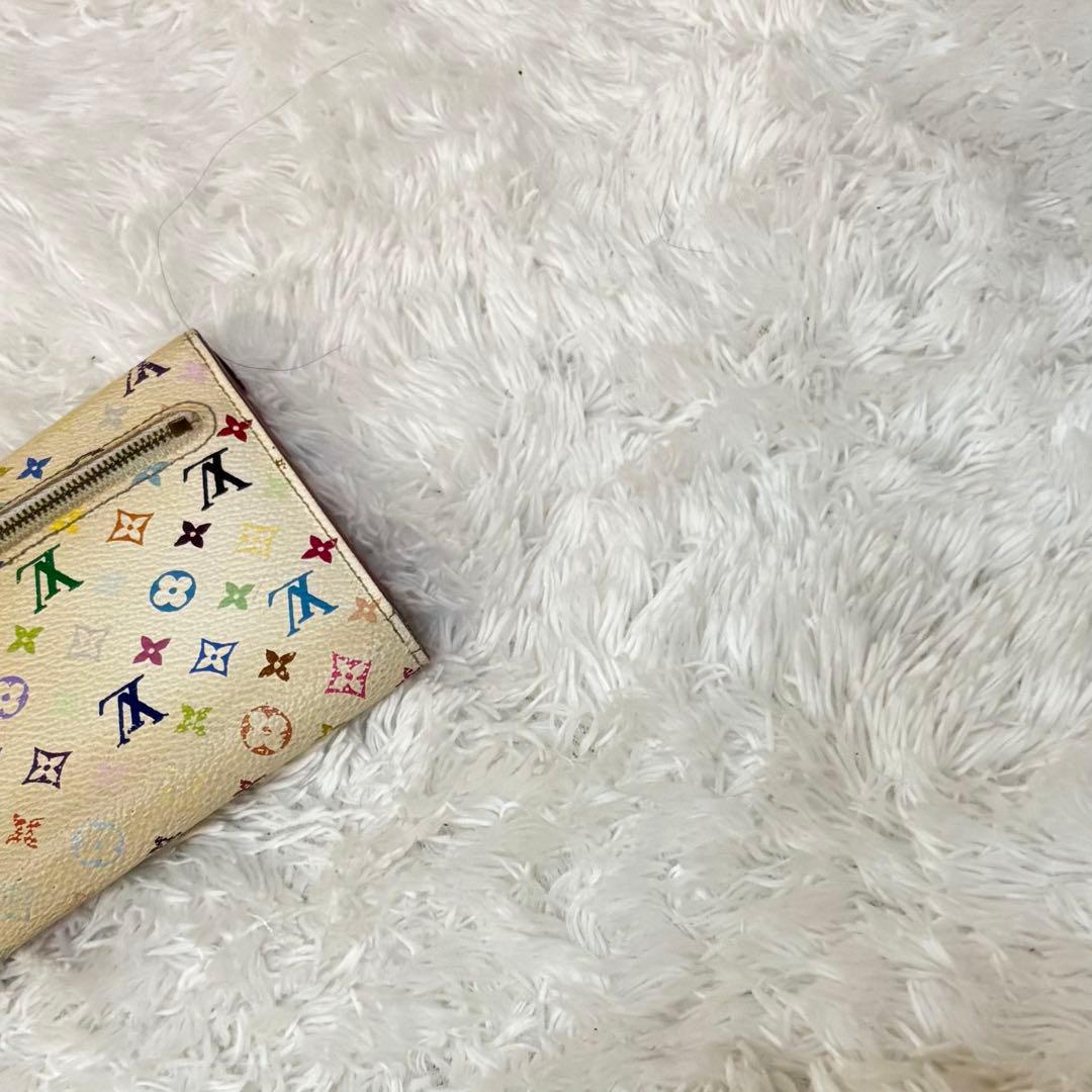 Louis Vuitton モノグラム・マルチカラー 三つ折り財布 M93736