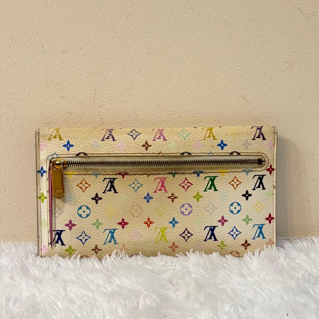 Louis Vuitton モノグラム・マルチカラー 三つ折り財布 M93736