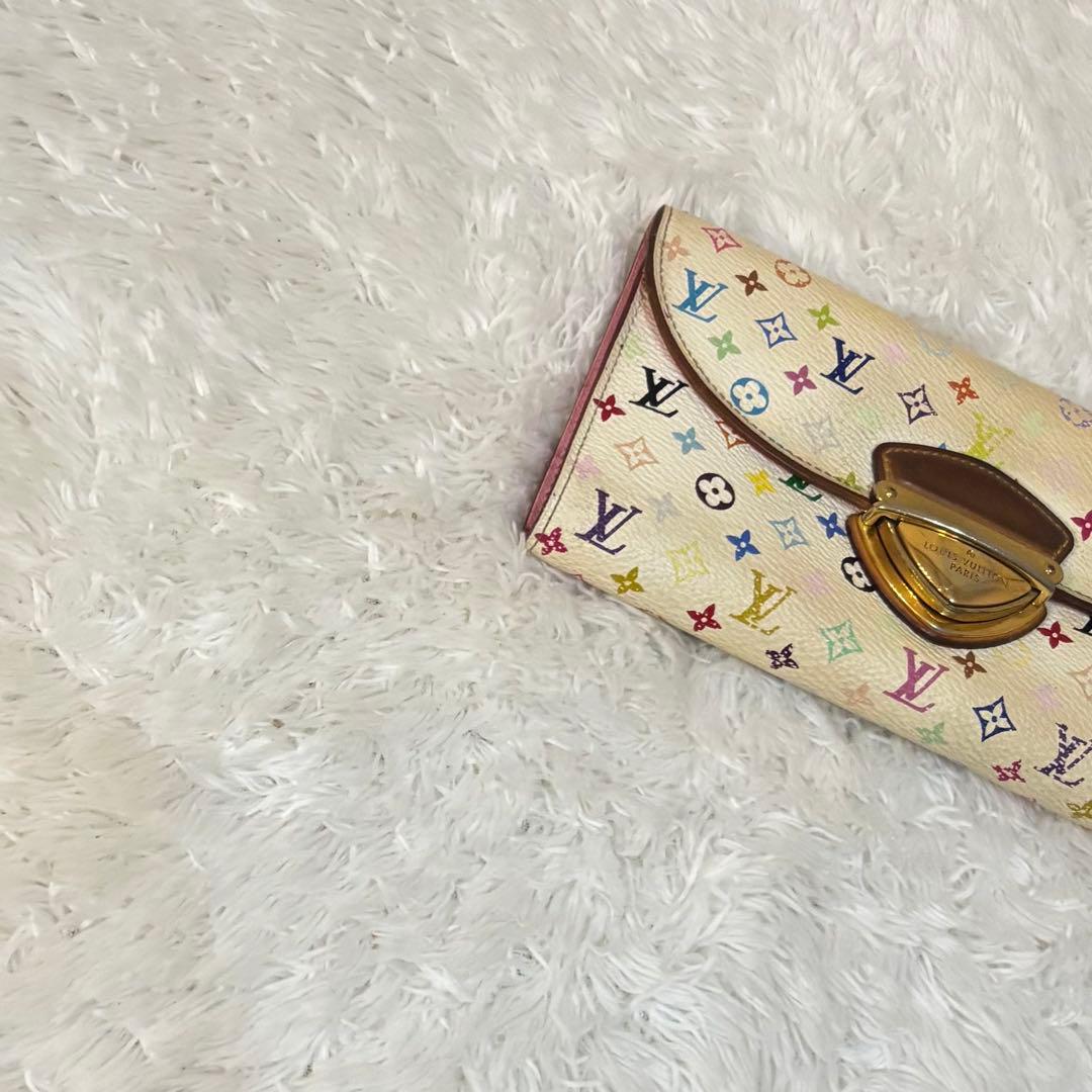 Louis Vuitton モノグラム・マルチカラー 三つ折り財布 M93736