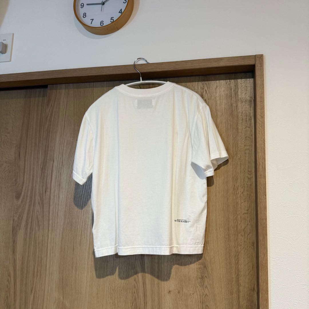 ○muveil○ピーターラビット○ 刺繍入り野菜プリントＴシャツ○