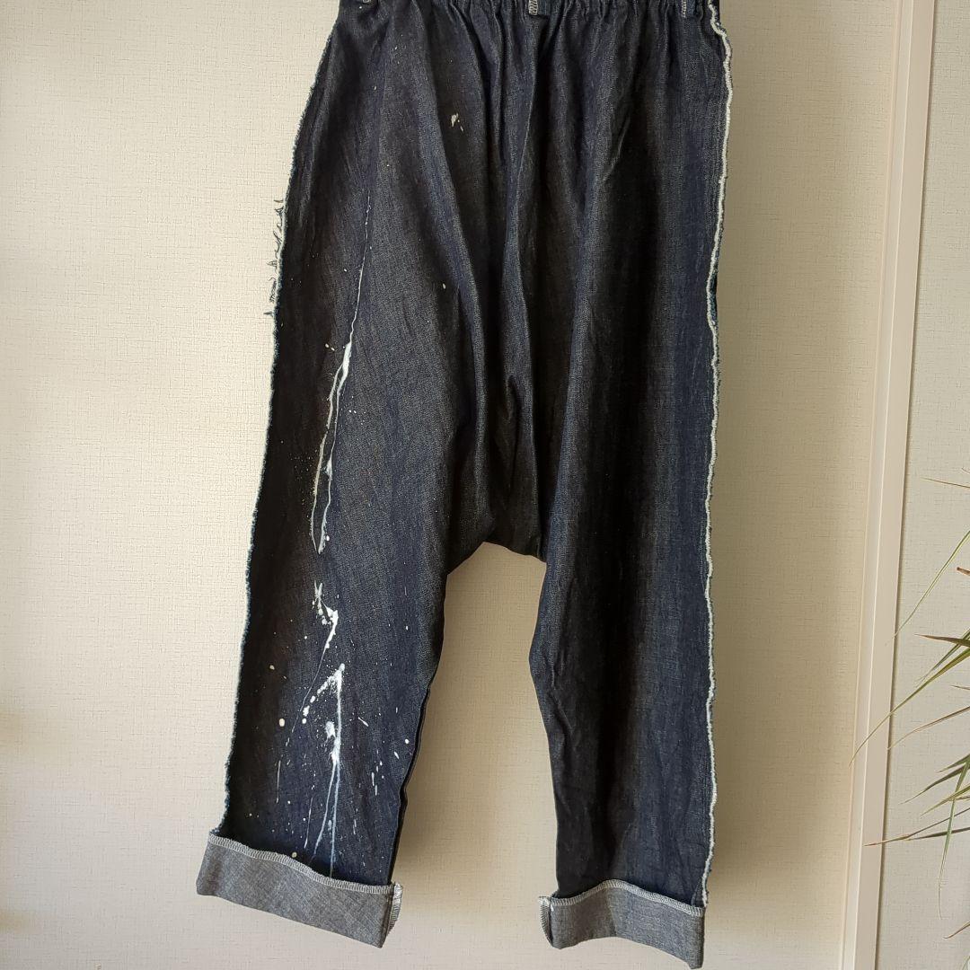 buchy■新品■デニム サルエルパンツ ペンキVer■ブッチー