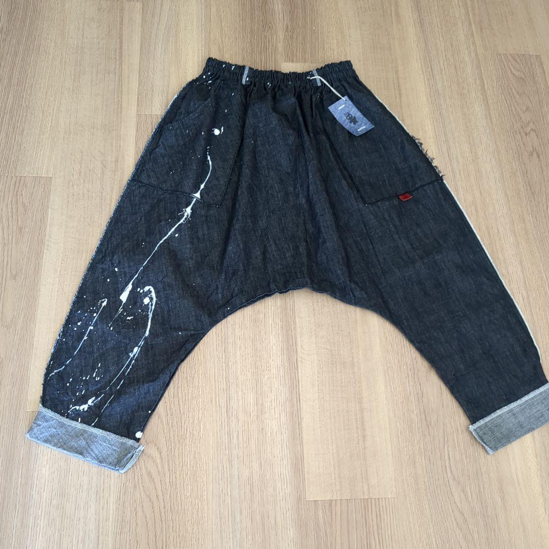 buchy■新品■デニム サルエルパンツ ペンキVer■ブッチー