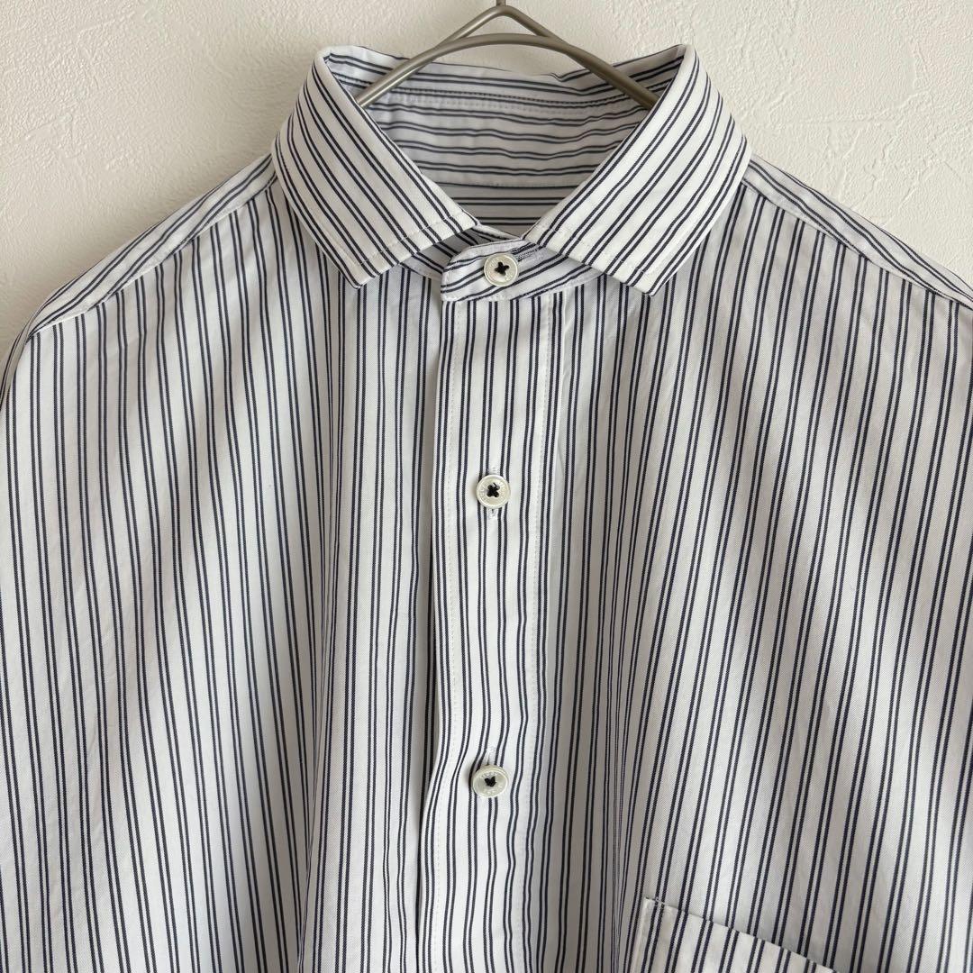 【美品】ティッカ スクエアビッグロングシャツ プルオーバー チュニック 日本製