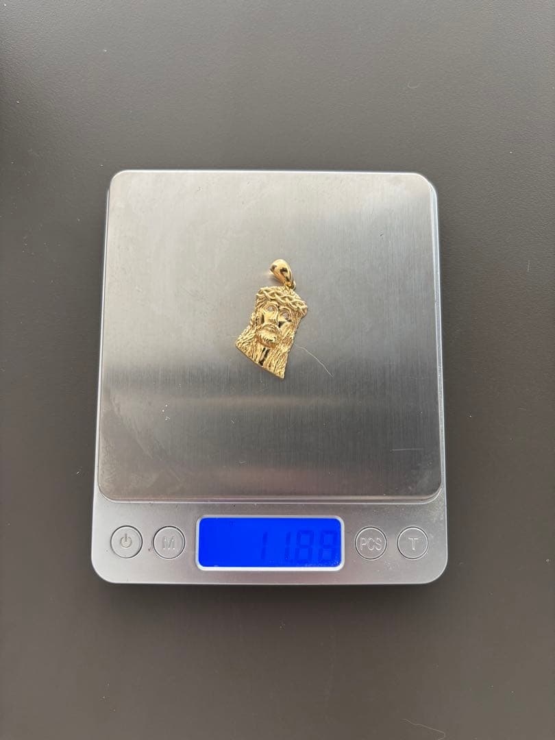 18金 ネックレス 60cm ジーザストップ ペンダント 総重量32.13g